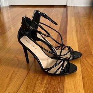 Black Strappy Heels